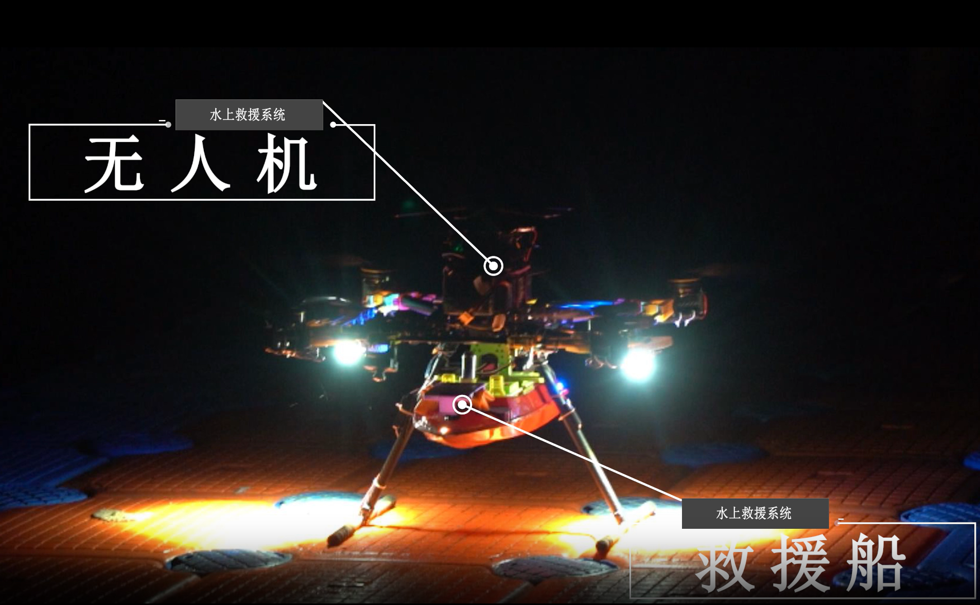 方舟水上快速救援系统